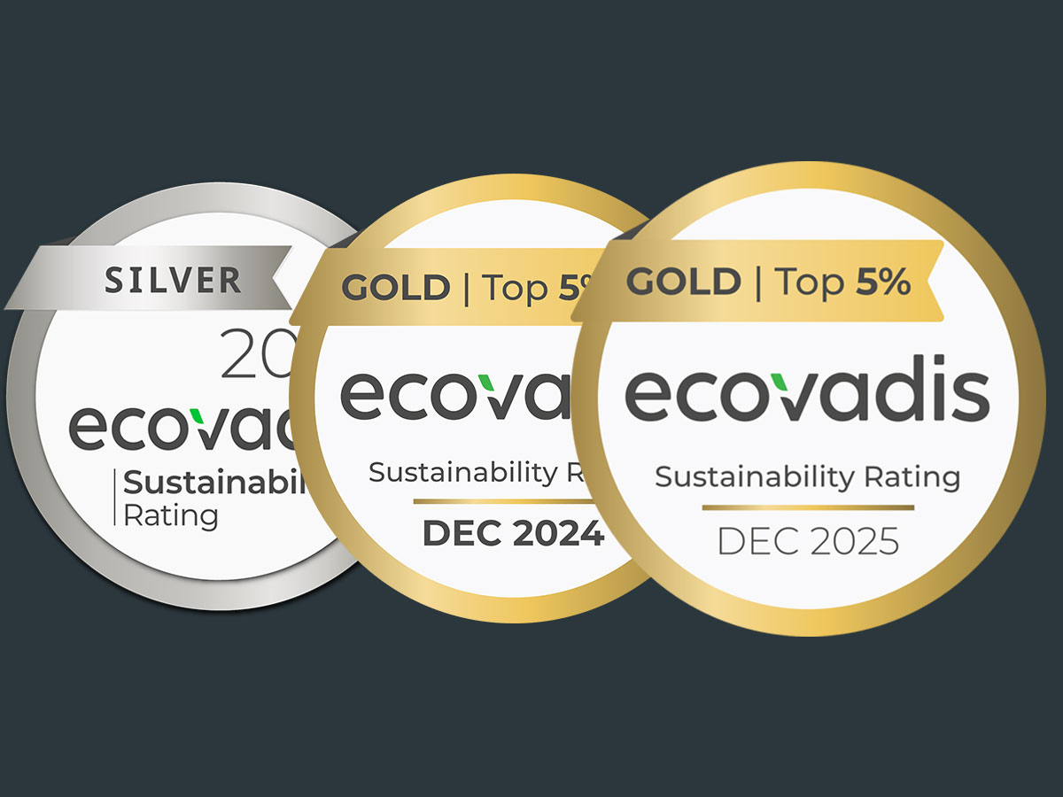 ecovadis Auszeichnungen der Jahre 2023, 2024 und 2025